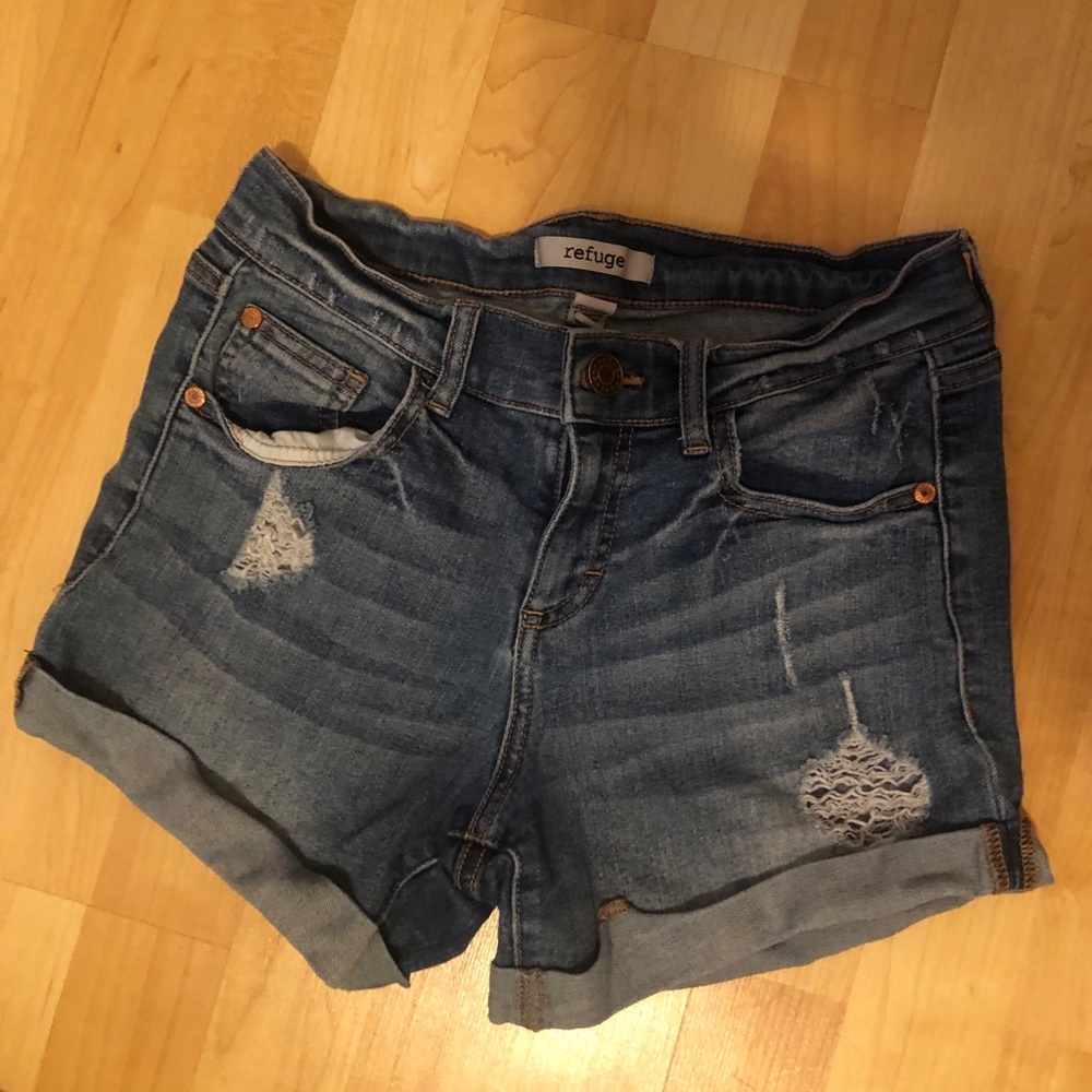 Denim shorts size 2